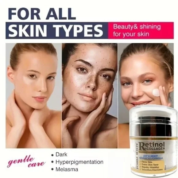 Pensive Beauty Retinol & Collagen Day & Night Anti-Aging Face Cream